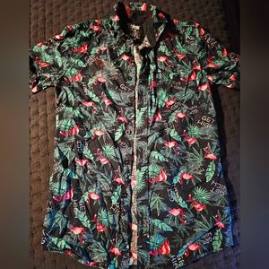 Men's Novelty Button-up Shirt. NWOT.